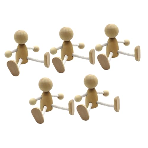 HOMSFOU 1 Satz Holzpuppen Zum Basteln DIY Holzfiguren Blanko Holzpuppen Für Kreative Spielzeuge Für Dekoration Und Malen Robust Und Langlebig 6 Stück HOMSFOU 1 Satz Holzpuppen Zum Basteln DIY Holzfiguren Blanko Holzpuppen Für Kreative Spielzeuge Für Dekoration Und Malen Robust Und Langlebig 6 Stück von HOMSFOU