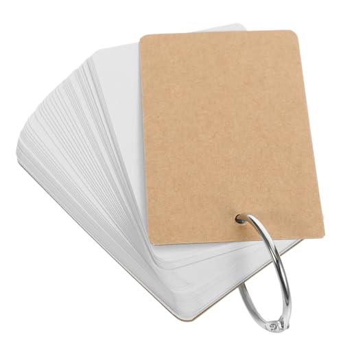 HOMSFOU 1 Satz Karteikarten Leer Sprechen Gruß Lernkarte Notizkarten Mit Ring Wortnotizkarten Speicherkarten Blankokarten Für Die Kartenherstellung Kleine Notizkarten Eisen HOMSFOU 1 Satz Karteikarten Leer Sprechen Gruß Lernkarte Notizkarten Mit Ring Wortnotizkarten Speicherkarten Blankokarten Für Die Kartenherstellung Kleine Notizkarten Eisen von HOMSFOU