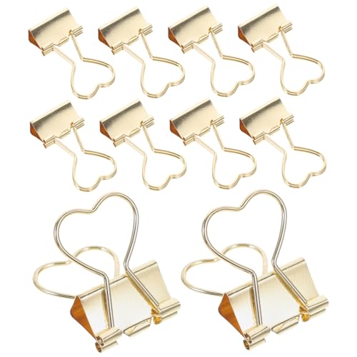 HOMSFOU 1 Satz Kleine Binder Clips Kreative Büroklammern Für Dokumente Und Notizen Für Zuhause Und Büro Praktische Und Stilvolle Bürobedarf 10 Stück HOMSFOU 1 Satz Kleine Binder Clips Kreative Büroklammern Für Dokumente Und Notizen Für Zuhause Und Büro Praktische Und Stilvolle Bürobedarf 10 Stück von HOMSFOU