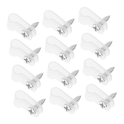 HOMSFOU 1 Satz Lichtschlauch-clip P-clips Kabelmanagement-clips Leichte Clips Wandclips Kabeldrahtklemmen Kleine Kabelklemmen Festdrahtbefestigungen P-klemmen Weiß Rostfreier Stahl 100st von HOMSFOU