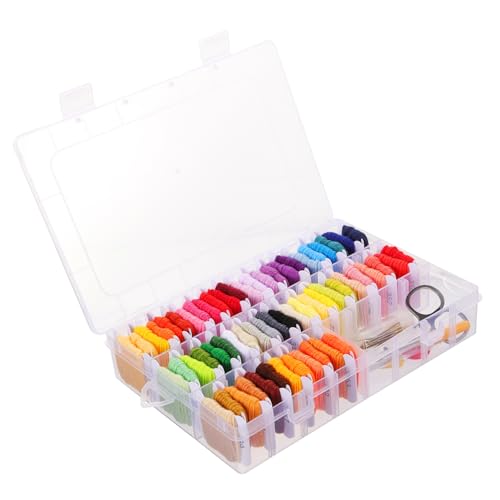 HOMSFOU 1 Satz Multifunktionalem Stickgarn Set Handarbeitsfäden für Kreuzstich und Diy Projekte Farben Box Zubehör Hochwertige Strapazierfähige Fäden für Bastelarbeiten HOMSFOU 1 Satz Multifunktionalem Stickgarn Set Handarbeitsfäden für Kreuzstich und Diy Projekte Farben Box Zubehör Hochwertige Strapazierfähige Fäden für Bastelarbeiten von HOMSFOU