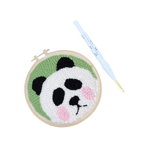 HOMSFOU 1 Satz Stickmaterialpaket Kinderhandwerk Stanznadel-Stickerei-Starter-Kits Punch-Art-Kits Nähen Stoff Stickfaden Stickset für Stickerei-Kits Stickausrüstung HOMSFOU 1 Satz Stickmaterialpaket Kinderhandwerk Stanznadel-Stickerei-Starter-Kits Punch-Art-Kits Nähen Stoff Stickfaden Stickset für Stickerei-Kits Stickausrüstung von HOMSFOU