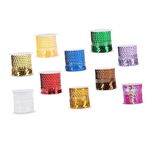 HOMSFOU 1 Satz Teiliges Pailletten Für Diy Bastelarbeiten Dekoration Von Kleidung Und Accessoires Vielseitig Einsetzbar Für Hochzeiten Partys Und 10 Stück HOMSFOU 1 Satz Teiliges Pailletten Für Diy Bastelarbeiten Dekoration Von Kleidung Und Accessoires Vielseitig Einsetzbar Für Hochzeiten Partys Und 10 Stück von HOMSFOU