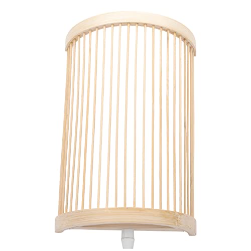 HOMSFOU 1 Stück Wandlampe Led Lampenschirm Innenwandleuchten Gewebte Heimwerken Handgefertigte Lampe Weiden Lichter Bausatz Rattan-lichtschirme Für Die Decke Beige Hölzern von HOMSFOU