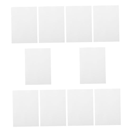 HOMSFOU 10 Stück Wasserlöslicher Stickfilm Wasserlöslicher Nähstabilisator Für Stickanfänger Set Handarbeit Selbstklebende Muster Waschbar Löslicher Weißer Vliesstoff HOMSFOU 10 Stück Wasserlöslicher Stickfilm Wasserlöslicher Nähstabilisator Für Stickanfänger Set Handarbeit Selbstklebende Muster Waschbar Löslicher Weißer Vliesstoff von HOMSFOU