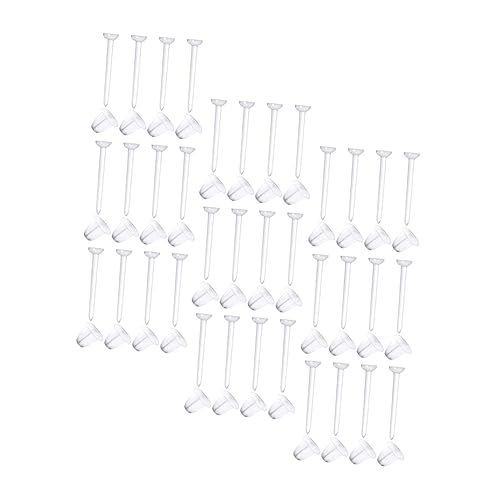 HOMSFOU 100 Paare Ohrstecker Verschlüsse Transparentem Sichere Ohrring Stopper mit Glatten Kanten Flexibel und Leicht für DIY Schmuckzubehör und Komfortables Tragen HOMSFOU 100 Paare Ohrstecker Verschlüsse Transparentem Sichere Ohrring Stopper mit Glatten Kanten Flexibel und Leicht für DIY Schmuckzubehör und Komfortables Tragen von HOMSFOU