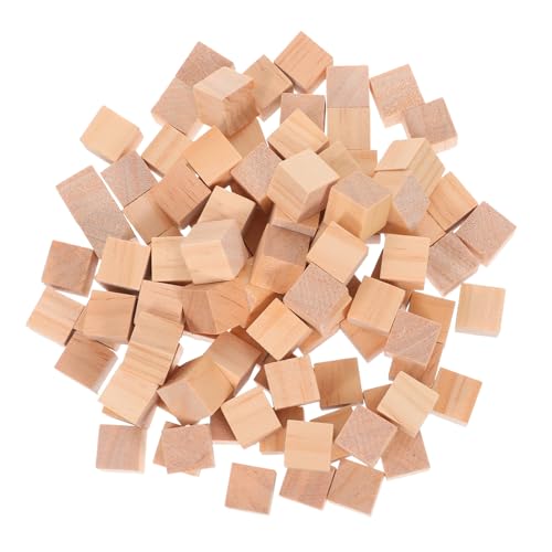 HOMSFOU 100 Stück Diy Holzbausteine Quadratische Bastelwürfel Burlywood für Kreative Projekte Kinderfreundlich zum Basteln und Dekorieren HOMSFOU 100 Stück Diy Holzbausteine Quadratische Bastelwürfel Burlywood für Kreative Projekte Kinderfreundlich zum Basteln und Dekorieren von HOMSFOU