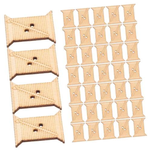 HOMSFOU 100 Stück Holzwickelbrett Nähen Fadenwickelbretter Spule Zahnseidewicklerbrett Lagerung von Wickelbrettern Stickgarn-Organizer-Board DIY-Garn-Aufbewahrungsbrett Stickfaden Beige HOMSFOU 100 Stück Holzwickelbrett Nähen Fadenwickelbretter Spule Zahnseidewicklerbrett Lagerung von Wickelbrettern Stickgarn-Organizer-Board DIY-Garn-Aufbewahrungsbrett Stickfaden Beige von HOMSFOU