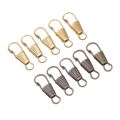 HOMSFOU 10Stücke Abnehmbare Reißverschluss Zipper für Taschen Koffer und Kleidung Reißverschlusszieher Antikbronze und Einfach zu Installieren Langlebig und Vielseitig HOMSFOU 10Stücke Abnehmbare Reißverschluss Zipper für Taschen Koffer und Kleidung Reißverschlusszieher Antikbronze und Einfach zu Installieren Langlebig und Vielseitig von HOMSFOU