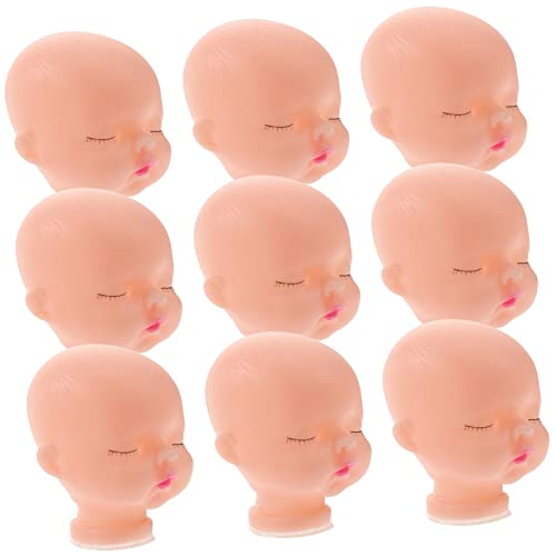 HOMSFOU 10Stücke Handgefertigte Puppenköpfe DIY Zubehör Für Plüschspielzeug Kleine Für Puppen Und Kunsthandwerk Sicher Und Leicht Für Bastelprojekte HOMSFOU 10Stücke Handgefertigte Puppenköpfe DIY Zubehör Für Plüschspielzeug Kleine Für Puppen Und Kunsthandwerk Sicher Und Leicht Für Bastelprojekte von HOMSFOU