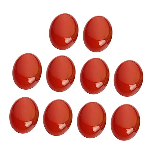 HOMSFOU 10Stücke Roten Stein Cabochons Oval DIY Schmuck Zubehör Für Handwerksprojekte Für Schmuckdesign Und Dekorationen HOMSFOU 10Stücke Roten Stein Cabochons Oval DIY Schmuck Zubehör Für Handwerksprojekte Für Schmuckdesign Und Dekorationen von HOMSFOU