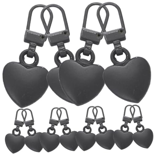 HOMSFOU 12 Stück Zipper Head Bag Accessoires Reißverschluss-Tags Reißverschlüsse Universal- Reißverschluss ersetzen Reißverschlusskopf Reißverschluss-Ersatz Legierung Black HOMSFOU 12 Stück Zipper Head Bag Accessoires Reißverschluss-Tags Reißverschlüsse Universal- Reißverschluss ersetzen Reißverschlusskopf Reißverschluss-Ersatz Legierung Black von HOMSFOU