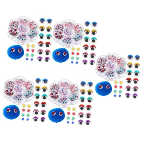 HOMSFOU 2 Sätze Bunte Augapfel -patches Wackelige Augen Kinderhandwerk Augapfel-aufkleber Wackelaugen Aus Kunststoff Wackelaugen Zum Basteln Plastik 600 Stück * 2 HOMSFOU 2 Sätze Bunte Augapfel -patches Wackelige Augen Kinderhandwerk Augapfel-aufkleber Wackelaugen Aus Kunststoff Wackelaugen Zum Basteln Plastik 600 Stück * 2 von HOMSFOU