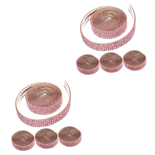 HOMSFOU 2 Sätze DIY Dekorative Diamant Aufkleber Braut Hochzeitsdekorationen Für Hinterhof Hochzeitszubehör Brautapplikationsband Kleidherstellung Kleber Charms Trim Frauen Und 4 Rollen * 2 HOMSFOU 2 Sätze DIY Dekorative Diamant Aufkleber Braut Hochzeitsdekorationen Für Hinterhof Hochzeitszubehör Brautapplikationsband Kleidherstellung Kleber Charms Trim Frauen Und 4 Rollen * 2 von HOMSFOU