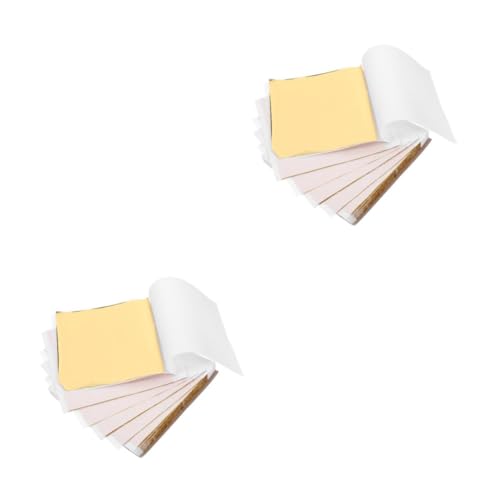 HOMSFOU 2 Sätze Goldfolie Metallic Karton Folienkarton Bastelfolie Metallblätter Metallic Seidenpapier Metallic Origami Papier Deko Flocken Folienflocken Eloxiertes 100 Stück * 2 HOMSFOU 2 Sätze Goldfolie Metallic Karton Folienkarton Bastelfolie Metallblätter Metallic Seidenpapier Metallic Origami Papier Deko Flocken Folienflocken Eloxiertes 100 Stück * 2 von HOMSFOU