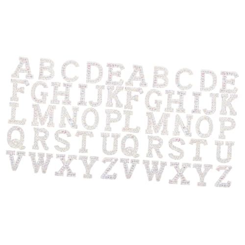 HOMSFOU 2 Sätze Heiße Diamant Buchstabenaufkleber Applikationsbuchstaben Für Stoffaufnäher Strasssteine Glitzernd Für Die Schule Zum Aufnähen Nummern Namen Auf 26 Stück * 2 HOMSFOU 2 Sätze Heiße Diamant Buchstabenaufkleber Applikationsbuchstaben Für Stoffaufnäher Strasssteine Glitzernd Für Die Schule Zum Aufnähen Nummern Namen Auf 26 Stück * 2 von HOMSFOU