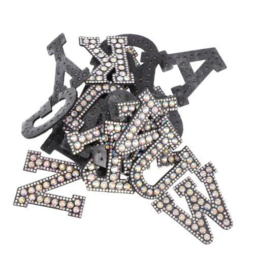 HOMSFOU 2 Sätze Teiliges Buchstaben Strass Patches Zum Aufbügeln Diy Applikationen Für Kleidung Taschen Und Hüte Zur Reparatur Und Verschönerung Von Textilien 26 Stück * 2 HOMSFOU 2 Sätze Teiliges Buchstaben Strass Patches Zum Aufbügeln Diy Applikationen Für Kleidung Taschen Und Hüte Zur Reparatur Und Verschönerung Von Textilien 26 Stück * 2 von HOMSFOU