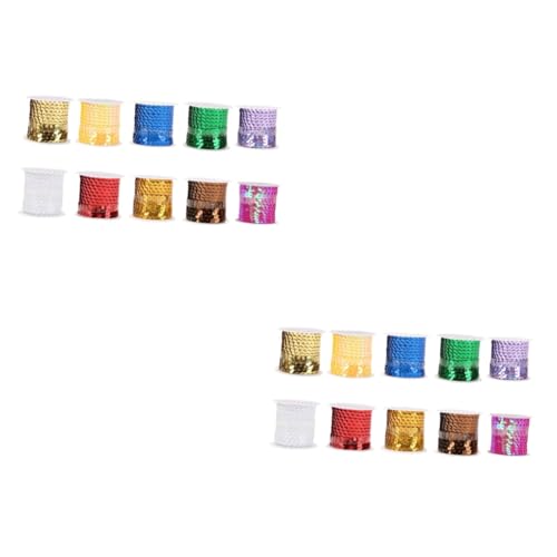 HOMSFOU 2 Sätze Teiliges Pailletten Für Diy Handwerk Vielseitig Einsetzbar Für Kleidung Schmuck Und Dekoration Bastelprojekte Und Partys 10 Stück * 2 HOMSFOU 2 Sätze Teiliges Pailletten Für Diy Handwerk Vielseitig Einsetzbar Für Kleidung Schmuck Und Dekoration Bastelprojekte Und Partys 10 Stück * 2 von HOMSFOU