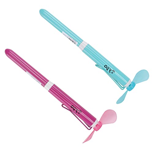 HOMSFOU 2 Stück Mini Fan Pen Zappelstift rotierend Kugelschreiber mit Fächer multi Lüfter Schüler schreiben Stift Fächerstift für Schüler tragbarer Fan-Stift Metall HOMSFOU 2 Stück Mini Fan Pen Zappelstift rotierend Kugelschreiber mit Fächer multi Lüfter Schüler schreiben Stift Fächerstift für Schüler tragbarer Fan-Stift Metall von HOMSFOU