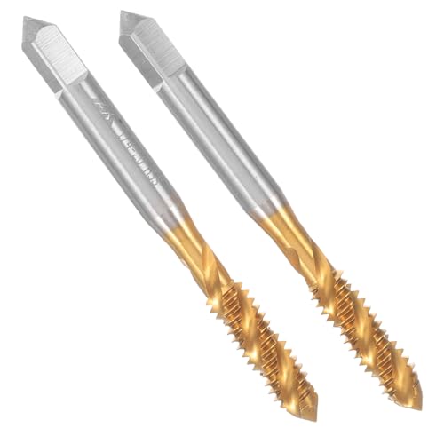 HOMSFOU 2 Stück Spiralbohrer Fliesenbohrer Stufenbohrer Senkbohrer Bohrmaschinen werkzeug-set metall bohrer drill+bit drillbit gezahnter Nutfräser Bohrer für Holz Hochgeschwindigkeitsstahl von HOMSFOU