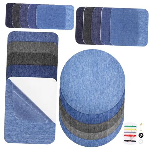 HOMSFOU 20 Stück Bügelflicken Für Jeans Stickapplikationen Bunte Nähte Stoffreparatur Durch Nähen Ausbessern Von Denim Flicken Jeans Flicken Im Oberschenkel Stil Aufkleber Für HOMSFOU 20 Stück Bügelflicken Für Jeans Stickapplikationen Bunte Nähte Stoffreparatur Durch Nähen Ausbessern Von Denim Flicken Jeans Flicken Im Oberschenkel Stil Aufkleber Für von HOMSFOU