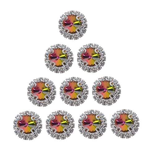 HOMSFOU 20 Stück Teiliges Bunter Flacher Kristallsteine für Diy Dekoration Tischstreu für Hochzeiten Partys und Bastelarbeiten Iridescent Schmucksteine HOMSFOU 20 Stück Teiliges Bunter Flacher Kristallsteine für Diy Dekoration Tischstreu für Hochzeiten Partys und Bastelarbeiten Iridescent Schmucksteine von HOMSFOU