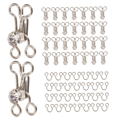 HOMSFOU 20Stücke Haken und Ösenverschluss für Kleidung Metallkragenhaken für Bhs Röcke und Kleider DIY Nähzubehör Robuste und Langlebige Haken für Dessous und Modeartikel HOMSFOU 20Stücke Haken und Ösenverschluss für Kleidung Metallkragenhaken für Bhs Röcke und Kleider DIY Nähzubehör Robuste und Langlebige Haken für Dessous und Modeartikel von HOMSFOU