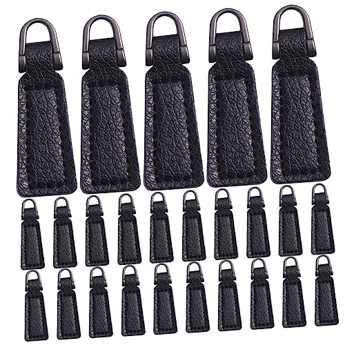 HOMSFOU 25Stücke DIY Reißverschluss Teiliges Langlebige PU Zipper Pulls für Jacken Taschen Einfache Installation Reparieren von Defekten HOMSFOU 25Stücke DIY Reißverschluss Teiliges Langlebige PU Zipper Pulls für Jacken Taschen Einfache Installation Reparieren von Defekten von HOMSFOU
