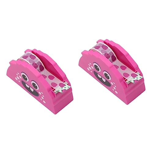 HOMSFOU 2st Bandschneider Bandhalter Klebebandabroller Kleiner Tape Dispenser Schreibtisch Werkzeuge Zum Schneiden Von Bändern Klebebandspender Süß Mini-klebeband Tischspender Miniband Pp von HOMSFOU