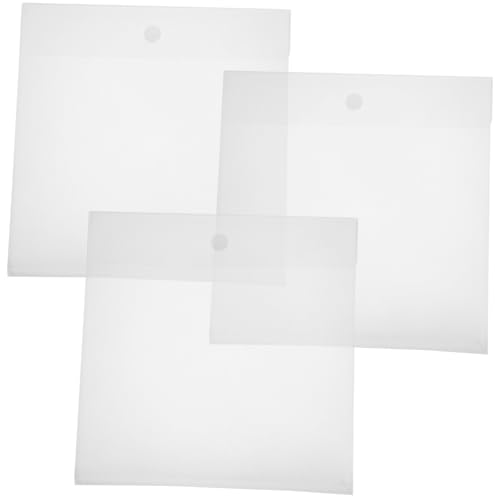 HOMSFOU 3 Stück Aufbewahrungstasche aus Scrapbook-Papier Dateiordner Kunststoff Poly-Dateiordner Dateiordner mit Snap übersichtlicher Dokumentenordner pp Transparent HOMSFOU 3 Stück Aufbewahrungstasche aus Scrapbook-Papier Dateiordner Kunststoff Poly-Dateiordner Dateiordner mit Snap übersichtlicher Dokumentenordner pp Transparent von HOMSFOU