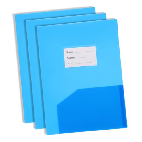 HOMSFOU 3 Stück Dokumentenmappe Transparente Ordnerhülle für Büro und Schule Leicht Tragbar für Organisation von Wichtigen Unterlagen und Berichten HOMSFOU 3 Stück Dokumentenmappe Transparente Ordnerhülle für Büro und Schule Leicht Tragbar für Organisation von Wichtigen Unterlagen und Berichten von HOMSFOU