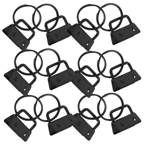 HOMSFOU 30 Stück Schlüsselanhänger-gurtbandclip Zubehör Für Schlüsselanhänger Haken Schlüsselanhänger-hardware Für Das Handgelenk Goldener Schlüsselanhänger Black Eisen HOMSFOU 30 Stück Schlüsselanhänger-gurtbandclip Zubehör Für Schlüsselanhänger Haken Schlüsselanhänger-hardware Für Das Handgelenk Goldener Schlüsselanhänger Black Eisen von HOMSFOU