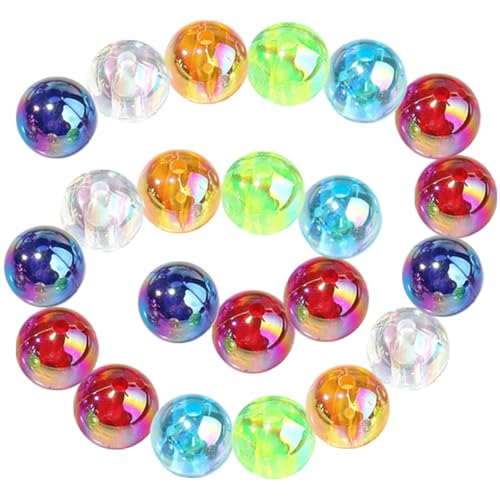 HOMSFOU 300 Stück Abstandsperlen Für Halsketten Kreisperlen Schmuckherstellungsset Armband Runde Klare Farbige Perlen Halskettenzubehör Kleine Perlen DIY Bastelperlen DIY HOMSFOU 300 Stück Abstandsperlen Für Halsketten Kreisperlen Schmuckherstellungsset Armband Runde Klare Farbige Perlen Halskettenzubehör Kleine Perlen DIY Bastelperlen DIY von HOMSFOU