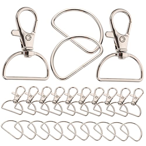 HOMSFOU 35Sätze Teiliges Multifunktionale D Ring Karabinerhaken Schlüsselanhänger Snap Clips Für DIY Projekte Hängeschnallen Und Bastelarbeiten HOMSFOU 35Sätze Teiliges Multifunktionale D Ring Karabinerhaken Schlüsselanhänger Snap Clips Für DIY Projekte Hängeschnallen Und Bastelarbeiten von HOMSFOU