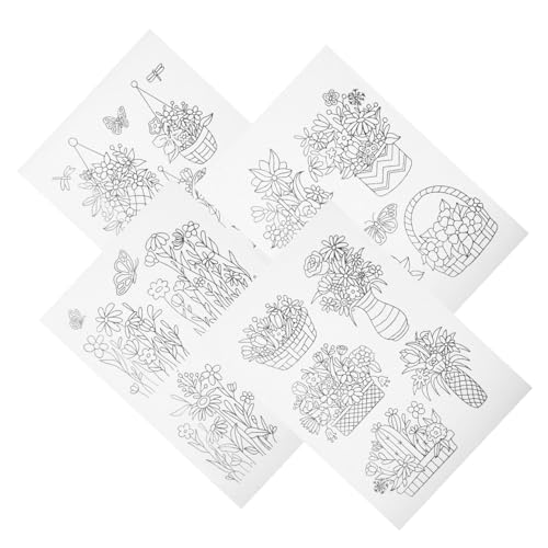 HOMSFOU 4 Blätter Wasserlösliches Stickvlies Diy Handwerksmaterial für Stickprojekte Einfach zu Verwenden Individuell Zuschneidbar für Kleine Handstickarbeiten HOMSFOU 4 Blätter Wasserlösliches Stickvlies Diy Handwerksmaterial für Stickprojekte Einfach zu Verwenden Individuell Zuschneidbar für Kleine Handstickarbeiten von HOMSFOU