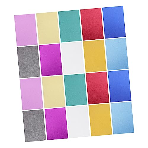 HOMSFOU 40 Blatt Glitzer Bastelpapier Buntes Glitzerkarton für Diy Projekte Einfach Zuschneidbar für Scrapbooking Karten und Dekorationen HOMSFOU 40 Blatt Glitzer Bastelpapier Buntes Glitzerkarton für Diy Projekte Einfach Zuschneidbar für Scrapbooking Karten und Dekorationen von HOMSFOU