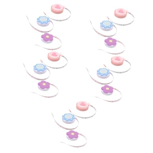HOMSFOU 5 Sätze Macaron Tape Maßband Für Körpermaße Mini Maßband Stofflineal Weiche Maße Tragbares Maßband Flexibles Maßband Kunststoffband 3 Stück * 5 HOMSFOU 5 Sätze Macaron Tape Maßband Für Körpermaße Mini Maßband Stofflineal Weiche Maße Tragbares Maßband Flexibles Maßband Kunststoffband 3 Stück * 5 von HOMSFOU