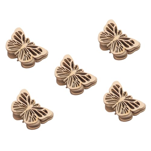 HOMSFOU 5 Sätze Schmetterling Holz Bastelset Teiliges Diy Holzschmetterlinge Zum Bemalen Unvollendete Holzscheiben Für Hochzeitsdekoration Handwerk Und Partys Natürliche 10 Stück * 5 HOMSFOU 5 Sätze Schmetterling Holz Bastelset Teiliges Diy Holzschmetterlinge Zum Bemalen Unvollendete Holzscheiben Für Hochzeitsdekoration Handwerk Und Partys Natürliche 10 Stück * 5 von HOMSFOU