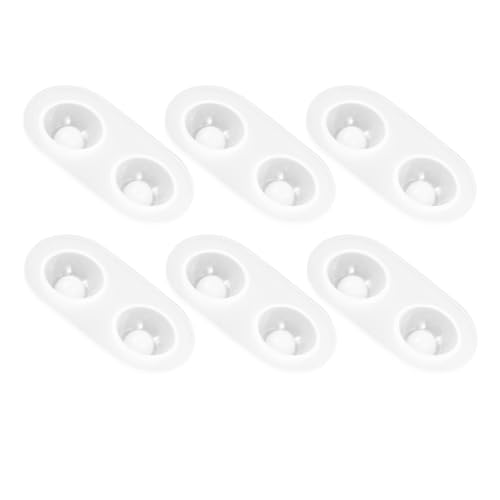 HOMSFOU 6 Stück Kristallkleberpuppenaugenform Ton für Herstellung Giessform Silikon Silikonform zum Basteln Augapfelformen aus Silikon Form aus Epoxidharz Form zum Gießen Kieselgel Weiß HOMSFOU 6 Stück Kristallkleberpuppenaugenform Ton für Herstellung Giessform Silikon Silikonform zum Basteln Augapfelformen aus Silikon Form aus Epoxidharz Form zum Gießen Kieselgel Weiß von HOMSFOU