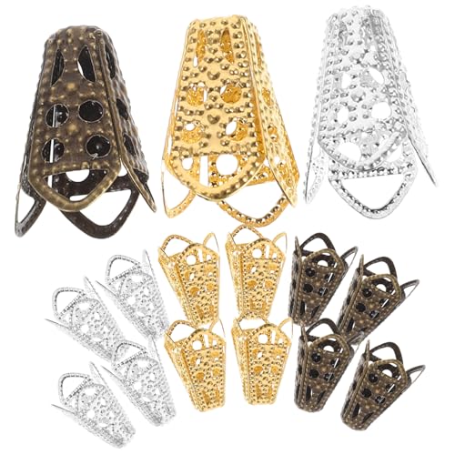 HOMSFOU 60Stücke Perlenkappen für Schmuckherstellung Dekorative Kappen für Armbänder Halsketten und Ohrringe Vielseitiges DIY Zubehör für Bastelprojekte HOMSFOU 60Stücke Perlenkappen für Schmuckherstellung Dekorative Kappen für Armbänder Halsketten und Ohrringe Vielseitiges DIY Zubehör für Bastelprojekte von HOMSFOU