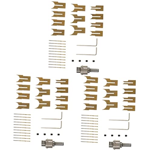 HOMSFOU 72 Stk Perlenmesser Hartmetallbohrer Ringwerkzeug Armbandbohrer Schmuckperlen Halskette Perlen holzperlen set Holzperlen Bohrer Perlenbohrer Ringbohrer Hochgeschwindigkeitsstahl von HOMSFOU