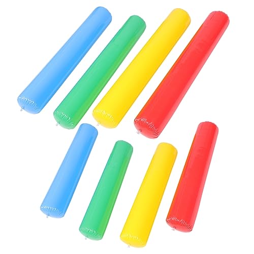 HOMSFOU 8st Aufblasbarer Pvc-stick Donnerstäbe Aufblasbar Aufblasbarer Jubelstock Stöcke Aufblasen Aufblasbarer Stadionstab Bam Bam Thunder Stick Jubelgeschenke Pferd Verdicken Kind Stange von HOMSFOU