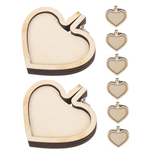 HOMSFOU 8 Stück Mini-Anhänger mit Stickerei dekoration DIY Stickanhänger winzige Nähstickringe Mini-Stickringe Stickrahmenverzierung Stickrahmen-Anhänger Miniaturreifen Rostfreier Stahl HOMSFOU 8 Stück Mini-Anhänger mit Stickerei dekoration DIY Stickanhänger winzige Nähstickringe Mini-Stickringe Stickrahmenverzierung Stickrahmen-Anhänger Miniaturreifen Rostfreier Stahl von HOMSFOU