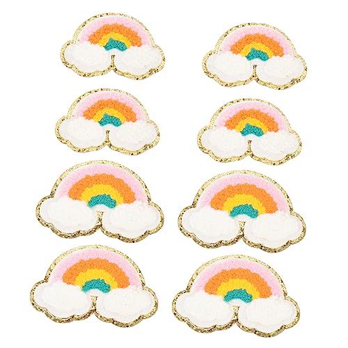 HOMSFOU 8Stücke Farbenfrohe DIY Stickerei Kleidungsflicken Aufbügelbare Nähpflaster Für Shirts Mäntel Und Pullover Zum Dekorieren Und Reparieren Von Kleidung Leicht HOMSFOU 8Stücke Farbenfrohe DIY Stickerei Kleidungsflicken Aufbügelbare Nähpflaster Für Shirts Mäntel Und Pullover Zum Dekorieren Und Reparieren Von Kleidung Leicht von HOMSFOU