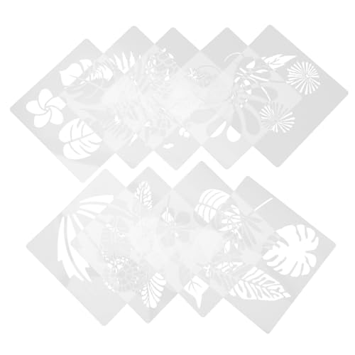 HOMSFOU 9 Stück Blatt Malvorlage Blumenschablone Malerei Schablonen zum Malen Blumen- Pflanzen Zeichnungsvorlagen Waschvorlagen Pflanzen Malschablonen das Haustier HOMSFOU 9 Stück Blatt Malvorlage Blumenschablone Malerei Schablonen zum Malen Blumen- Pflanzen Zeichnungsvorlagen Waschvorlagen Pflanzen Malschablonen das Haustier von HOMSFOU