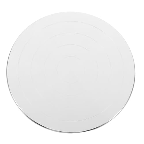 HOMSFOU Aluminiumlegier -Platten -Keramikwerkzeuge Ton Töpferscheibe Bildhauerrad Bildhauerei kuchenherstellung versorgung rotierender Kuchenstand Aluminiumlegierung Silver HOMSFOU Aluminiumlegier -Platten -Keramikwerkzeuge Ton Töpferscheibe Bildhauerrad Bildhauerei kuchenherstellung versorgung rotierender Kuchenstand Aluminiumlegierung Silver von HOMSFOU