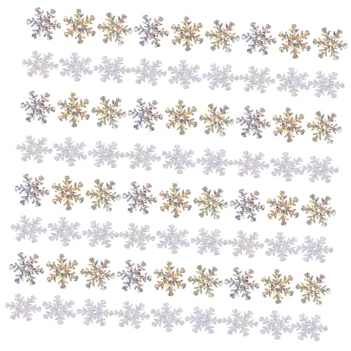 HOMSFOU Dekorationsmaterialien mit Pailletten Thanksgiving-Konfetti für Tische weihnachtliches Bastelprojekt künstliches Schneekonfetti Schneeflocken Plastik Silver HOMSFOU Dekorationsmaterialien mit Pailletten Thanksgiving-Konfetti für Tische weihnachtliches Bastelprojekt künstliches Schneekonfetti Schneeflocken Plastik Silver von HOMSFOU