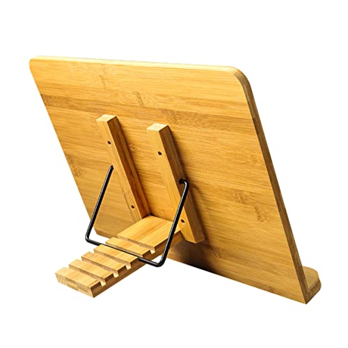 HOMSFOU Desktop-Zeichenbrett Schreibtisch Planke Studienbuchständer Gestell faltbar Büro staffelei Verstellbarer Buchständer verstellbarer Notenständer Desktop-Buchständer hölzern Gelb HOMSFOU Desktop-Zeichenbrett Schreibtisch Planke Studienbuchständer Gestell faltbar Büro staffelei Verstellbarer Buchständer verstellbarer Notenständer Desktop-Buchständer hölzern Gelb von HOMSFOU