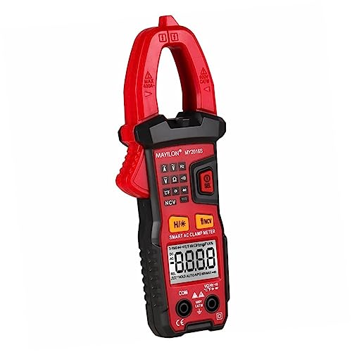 HOMSFOU Digitales Klemmen Multimeter Spannungsprüfer Elektrischer Amperemeter Mit Automatischer Messung MY2016S Klemmenmessgerät Ohne Batterie von HOMSFOU