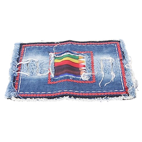 HOMSFOU Diy Jeans Aufnäher Gestickter Denim Patch zum Aufnähen für Kleidung Waschbar Anpassbar und Vielseitig Einsetzbar für Jeans und Mehr für Diy Projekte HOMSFOU Diy Jeans Aufnäher Gestickter Denim Patch zum Aufnähen für Kleidung Waschbar Anpassbar und Vielseitig Einsetzbar für Jeans und Mehr für Diy Projekte von HOMSFOU